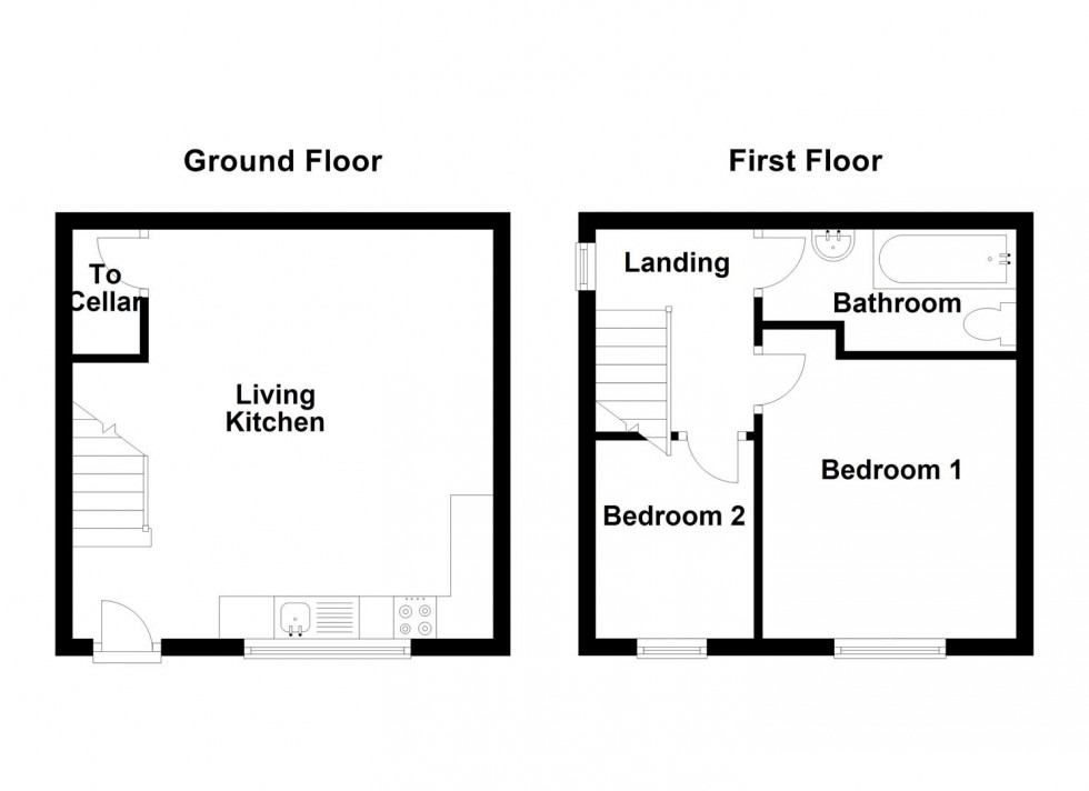 Floorplan for The Knowl, Mirfield