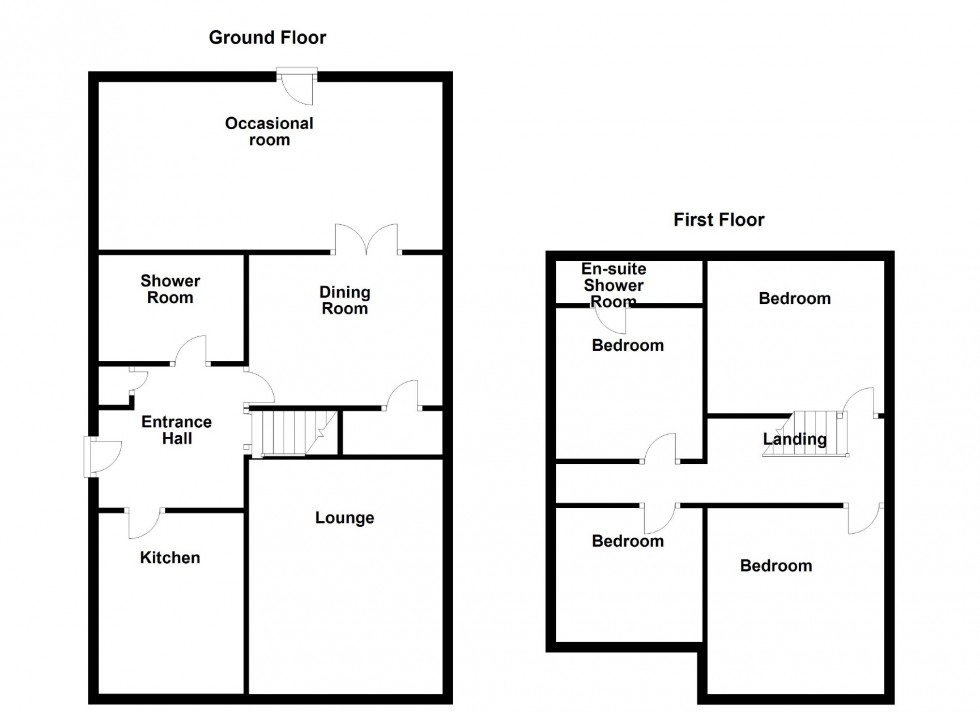 Floorplan for Carlinghow Lane, Batley, WF17