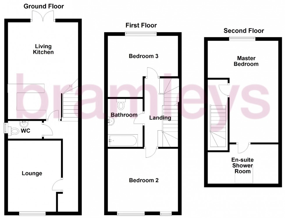 Floorplan for Off Brighouse/Denholme Road, Queensbury, Bradford, BD13