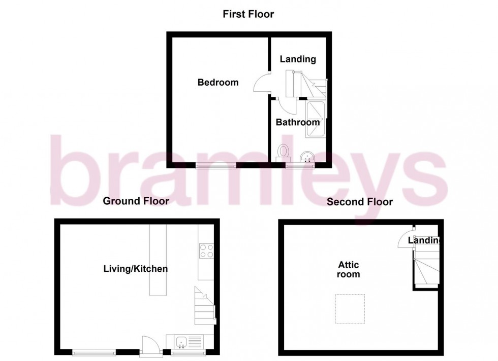 Floorplan for Oliver Lane, Marsden, Huddersfield