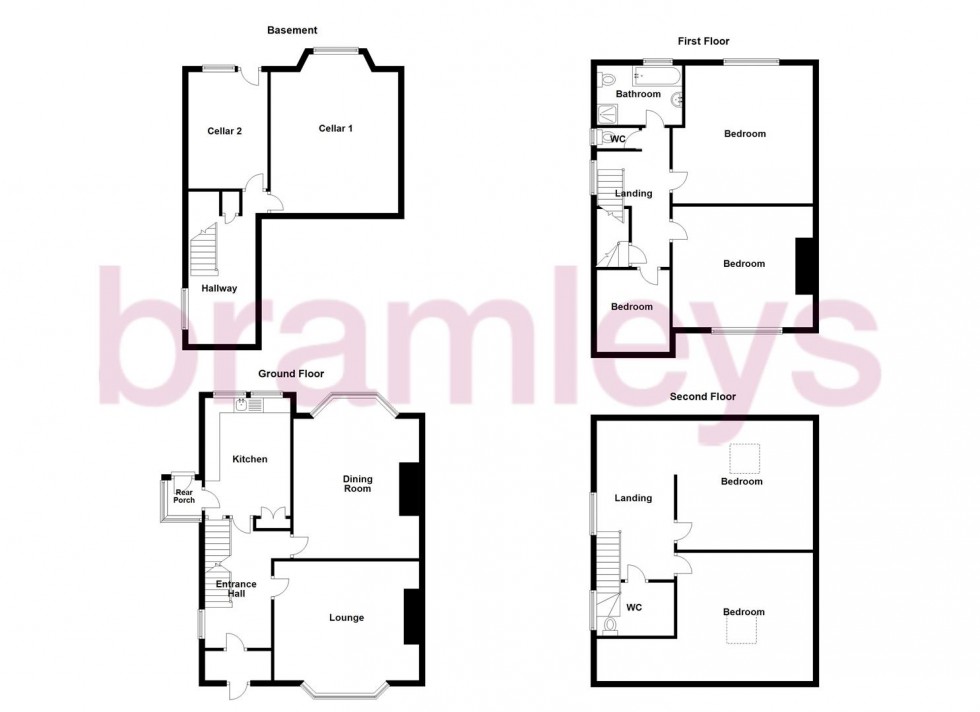 Floorplan for Springdale Avenue, Thornton Lodge, Huddersfield