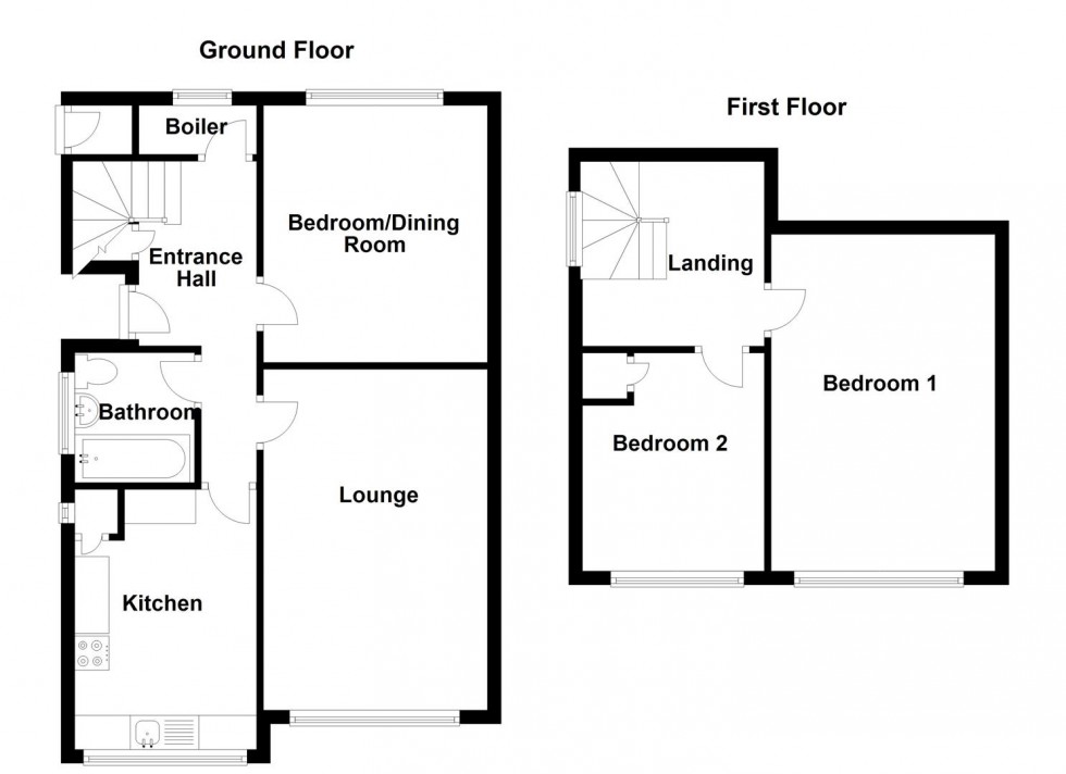 Floorplan for Gregory Springs Mount, Mirfield
