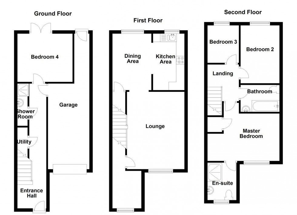 Floorplan for Spring Place Court, Mirfield