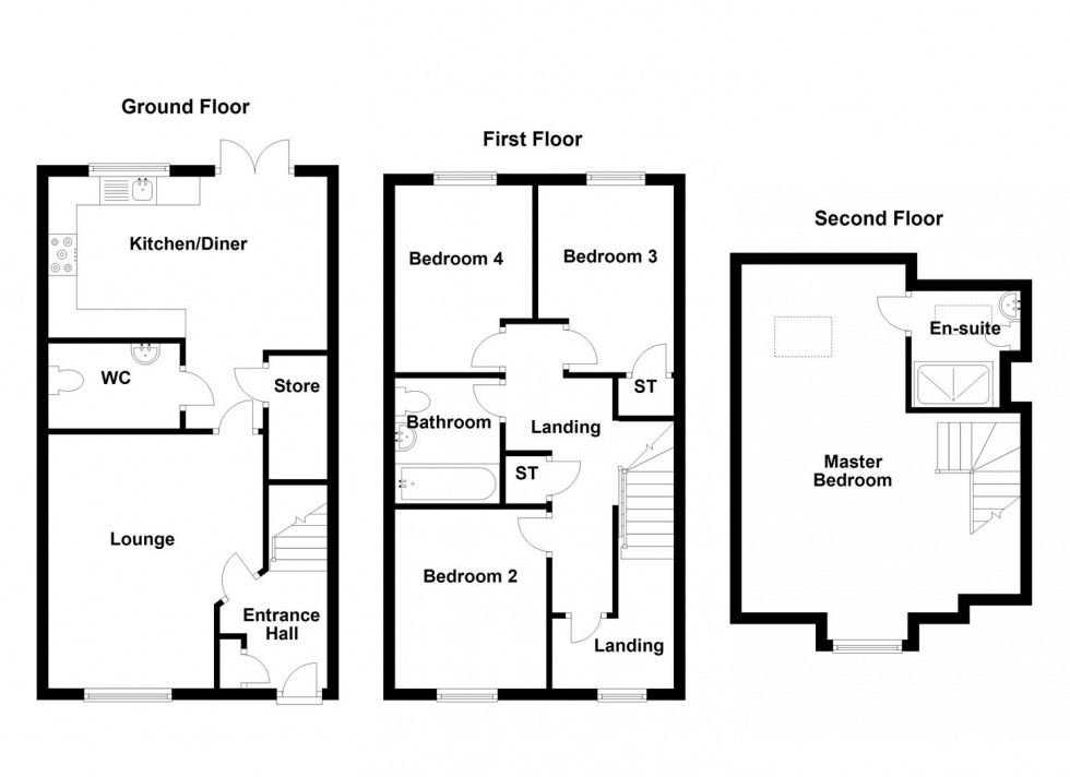 Floorplan for Lavender Court, Mirfield