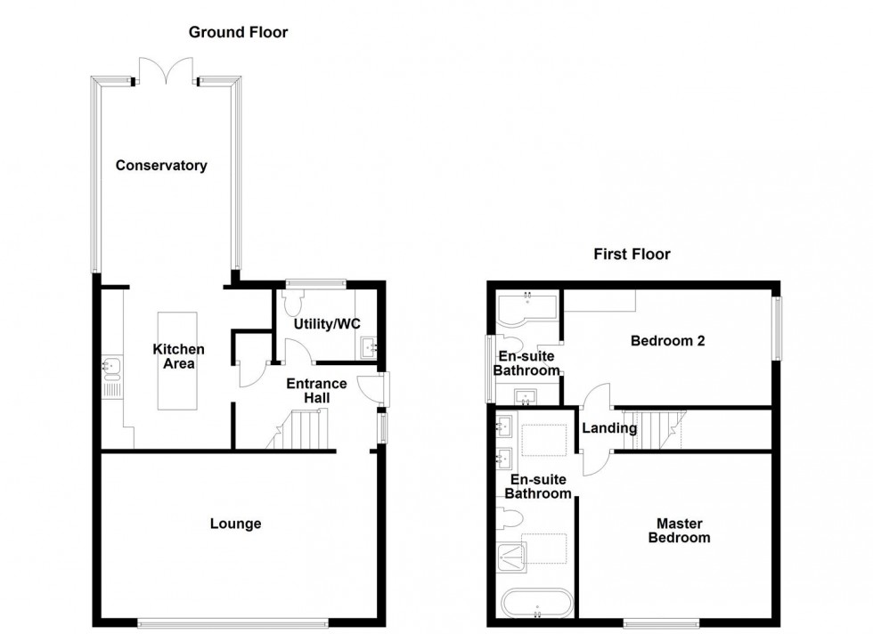Floorplan for Priory Way, Mirfield