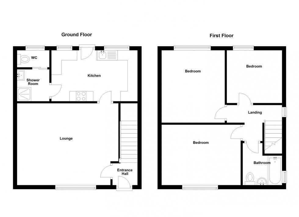 Floorplan for West View, Holywell Green