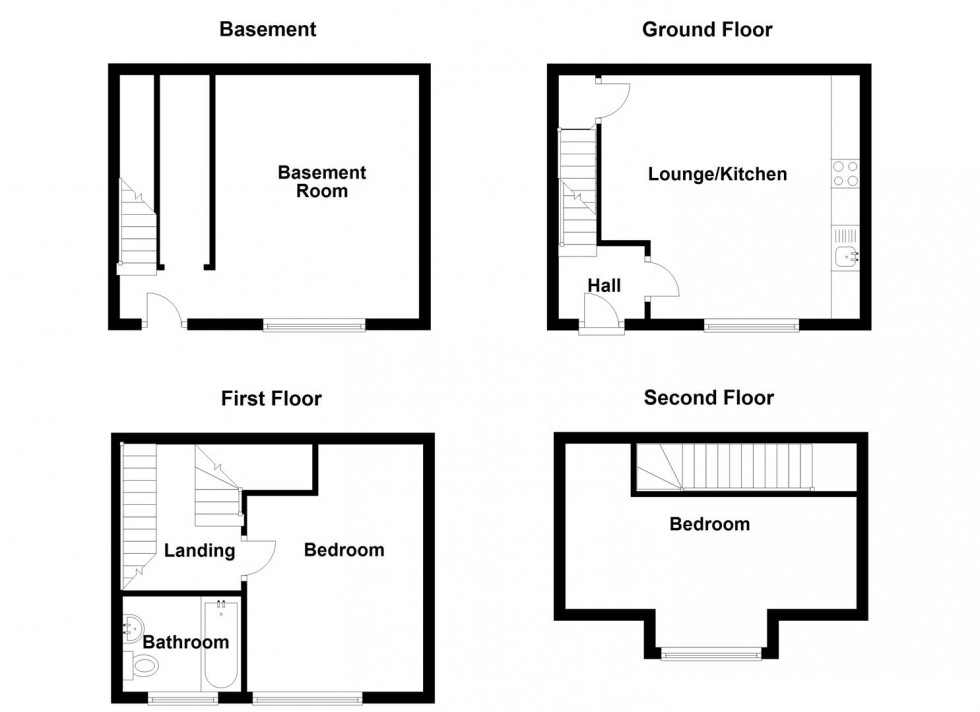 Floorplan for Oak Street, Elland