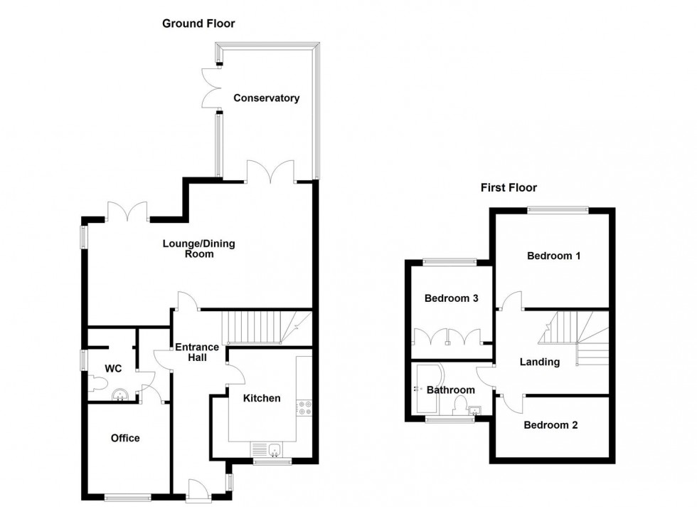 Floorplan for Garforth Court, Mirfield