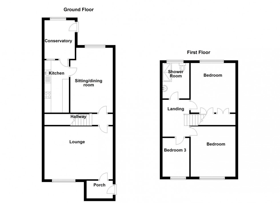 Floorplan for Sheila Terrace, Heckmondwike