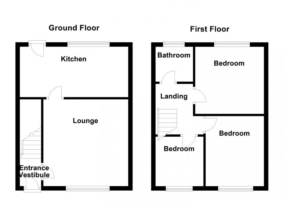 Floorplan for Cornmill Avenue, Liversedge