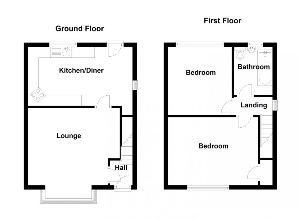 Floorplan for Lodge Drive, Elland
