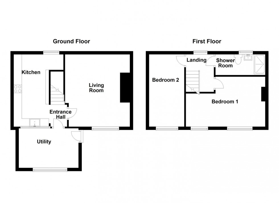 Floorplan for Fixby Croft Cottage, Grimescar Road, Fixby