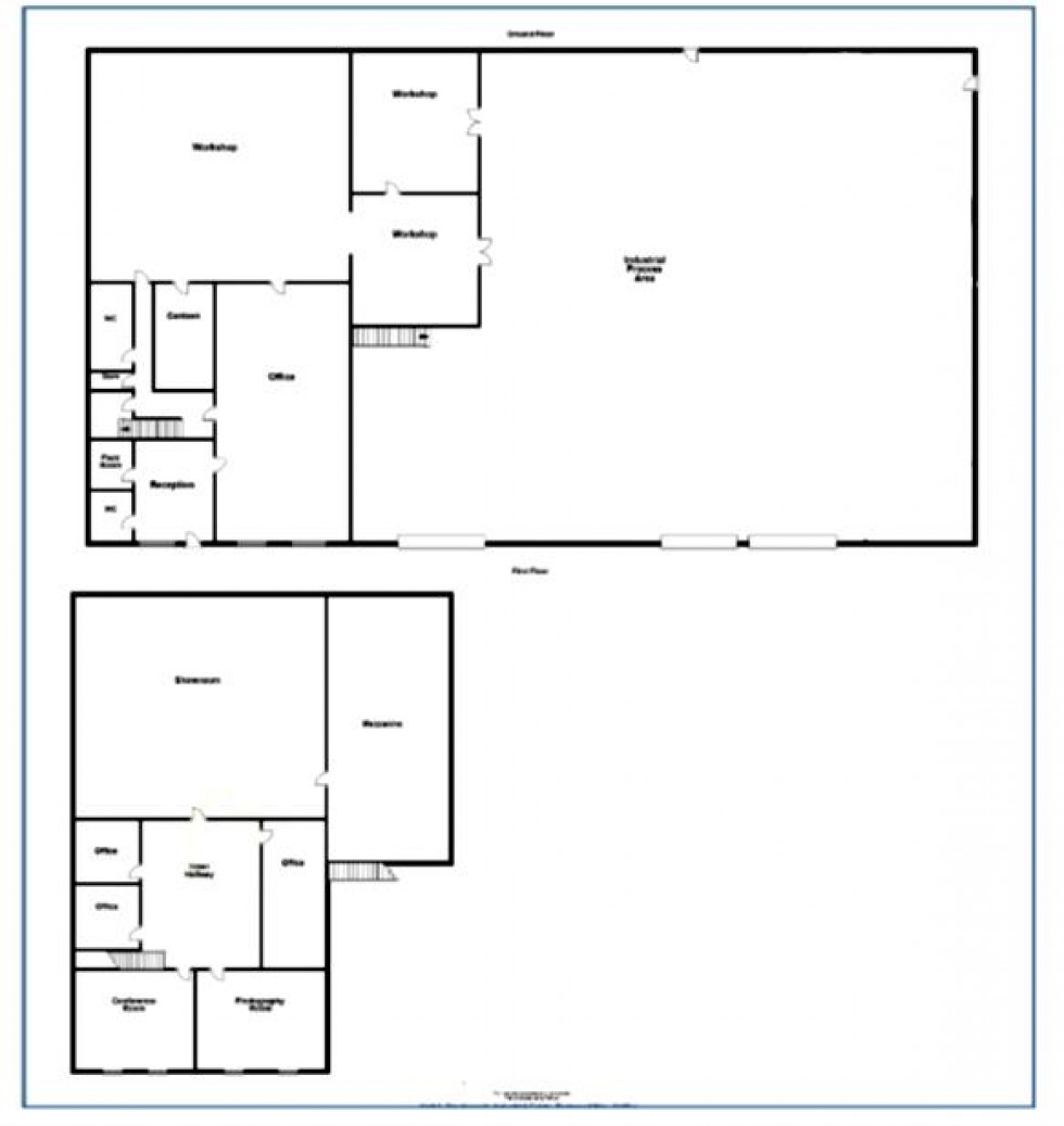 Floorplan for Unit 3 Brookwoods Industrial Estate, Halifax