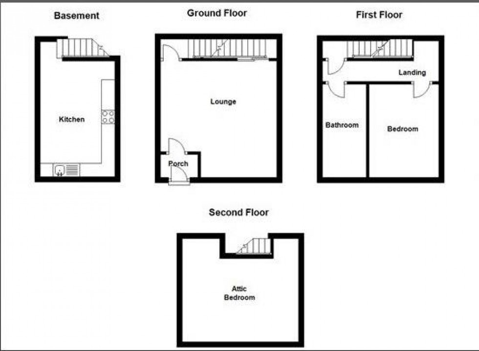 Floorplan for Railway Terrace, Brighouse, West Yorkshire