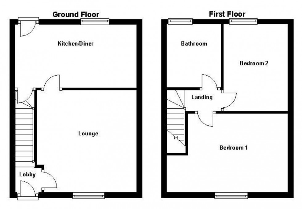 Floorplan for Claremount Road, Halifax
