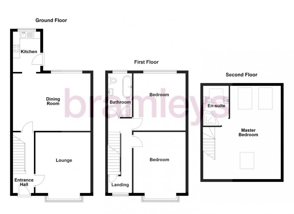 Floorplan for North View, Holywell Green, Halifax