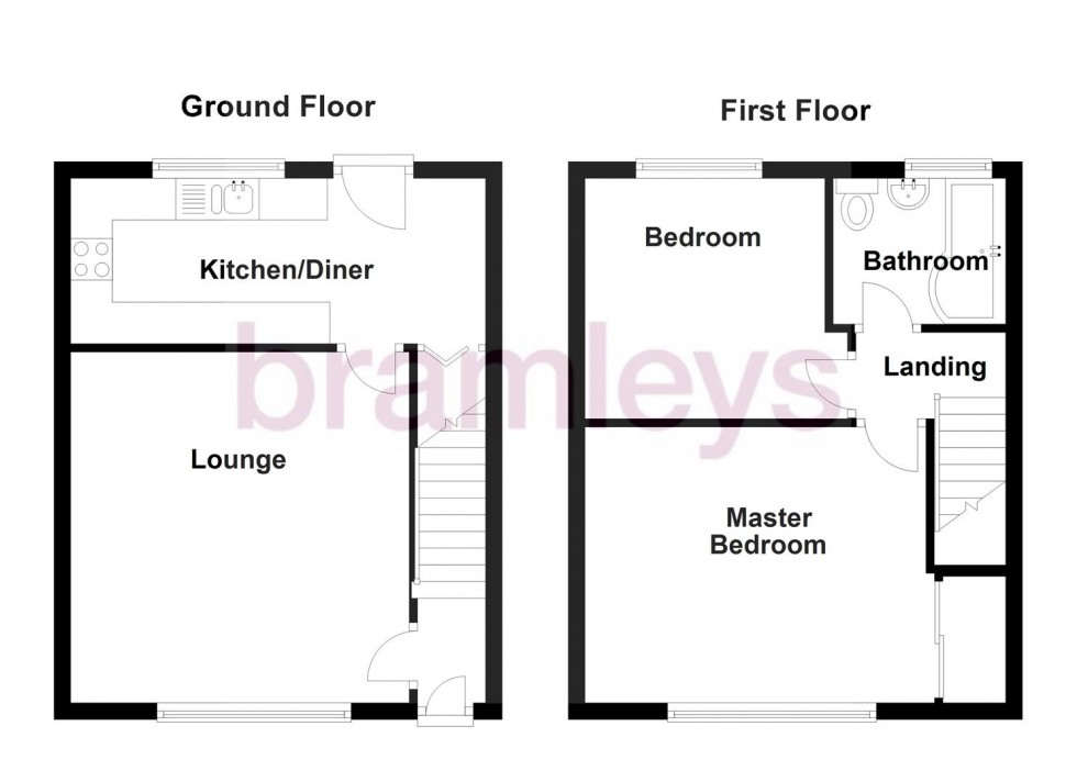 Floorplan for Backhold Drive, Siddal, Halifax