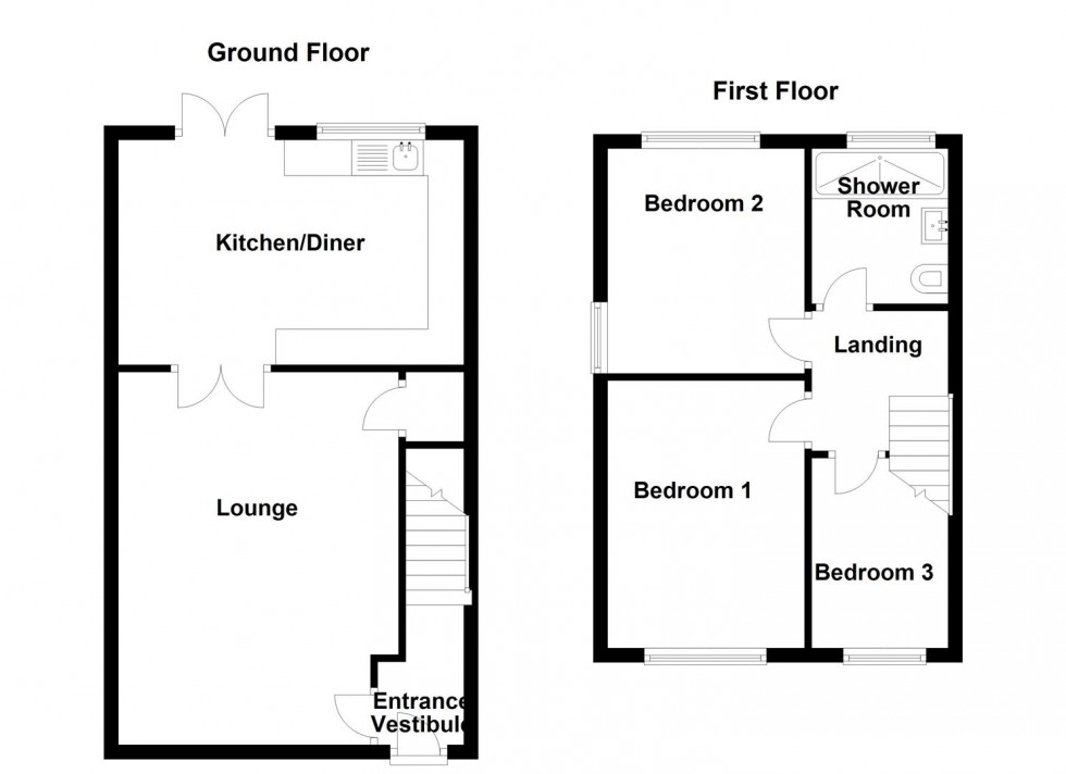 Floorplan for Kings Lea, Liversedge