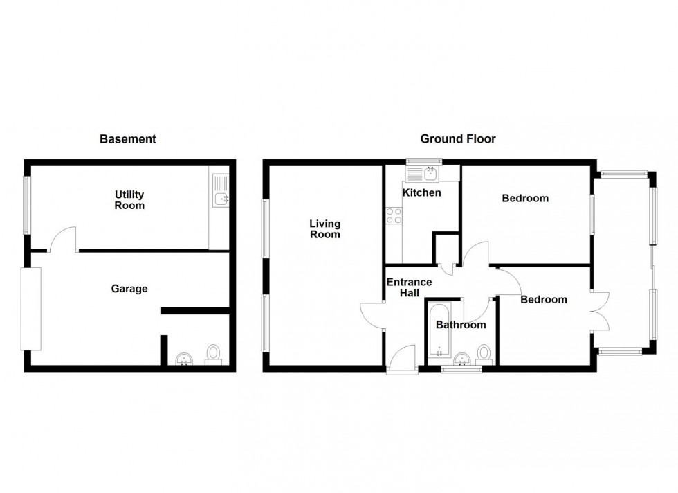 Floorplan for Elder Drive, Thornhill Lees, Dewsbury