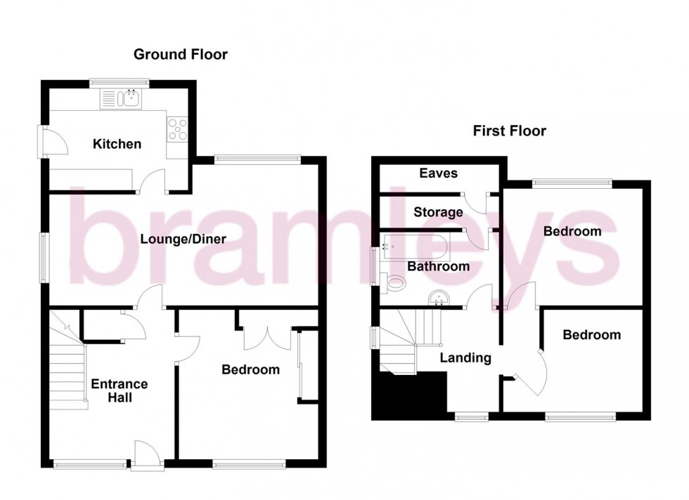 Floorplan for Sefton Avenue, Brighouse