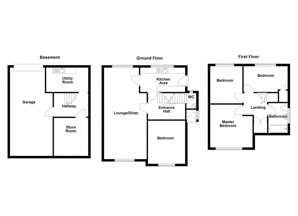 Floorplan for Penistone Road, Waterloo, Huddersfield