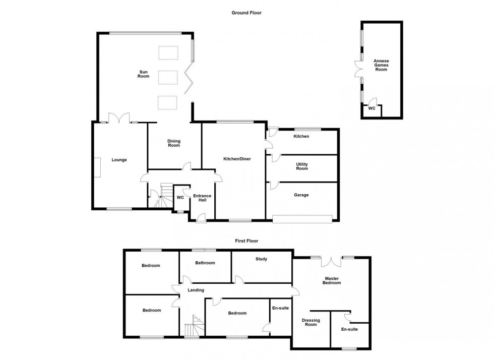 Floorplan for Far Common Road, Mirfield