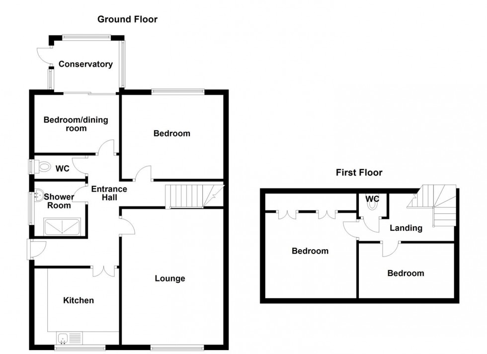 Floorplan for Milton Drive, Liversedge