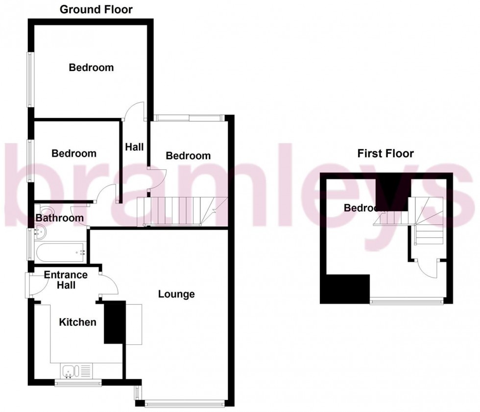 Floorplan for Wakefield Road, Clayton West, Huddersfield