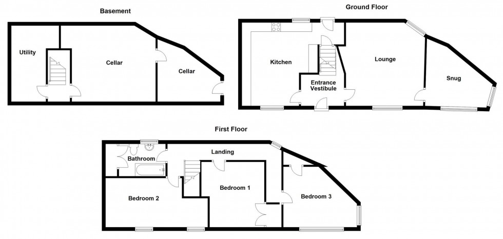 Floorplan for Station Road, Mirfield