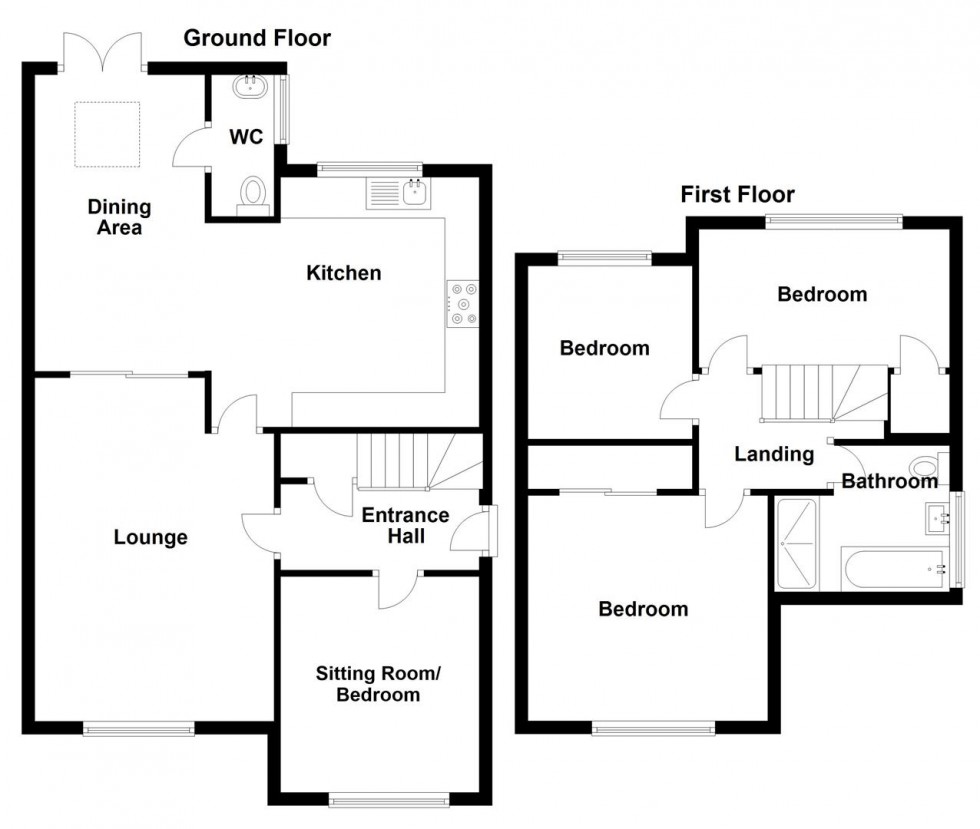 Floorplan for Meadow Drive, Liversedge