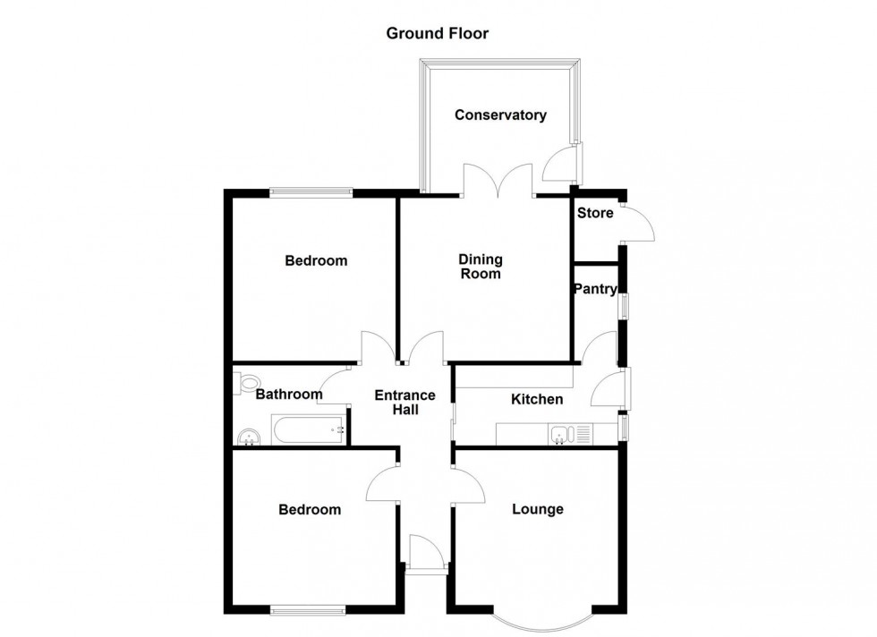 Floorplan for Wood Lane, Huddersfield