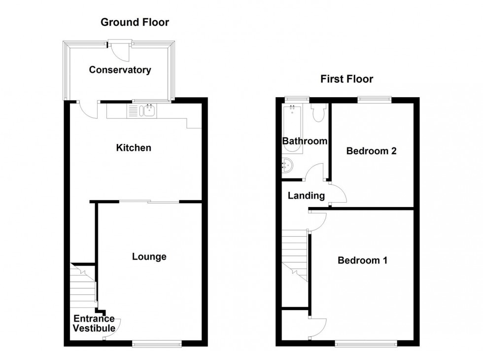 Floorplan for Lee Green, Mirfield