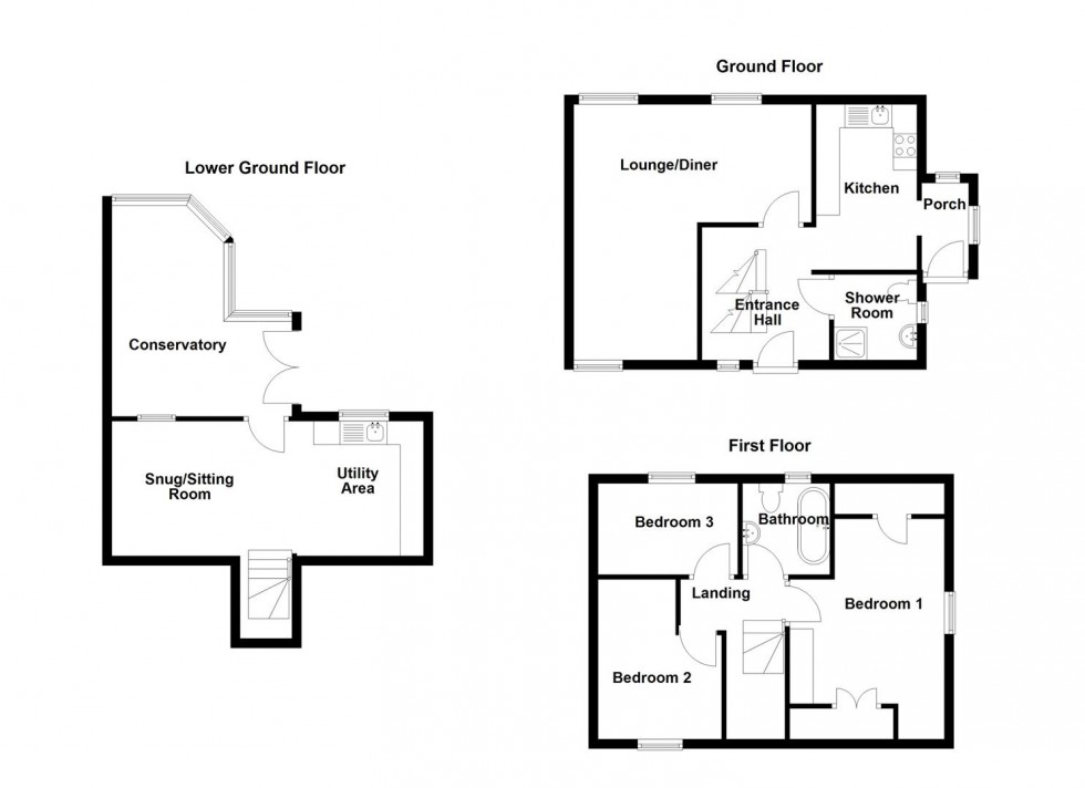 Floorplan for Blagden Lane, Huddersfield