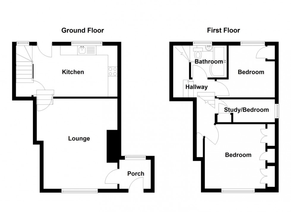 Floorplan for Luck Lane, Marsh, Huddersfield