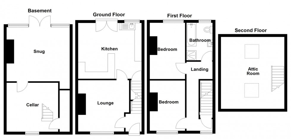 Floorplan for Royd Street, Huddersfield
