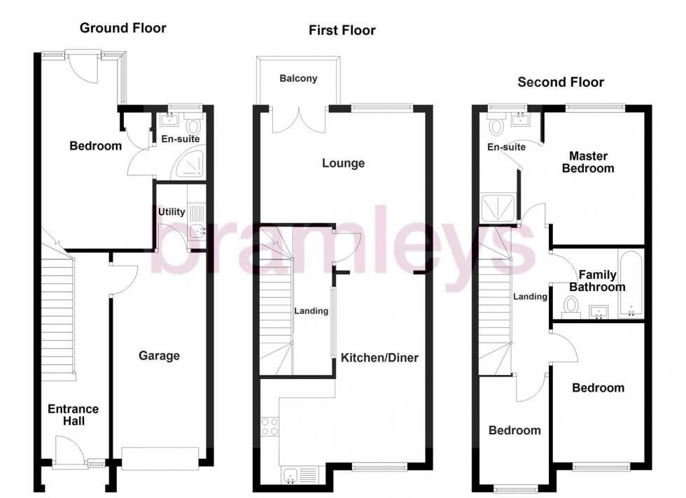 Floorplan for The Mews, Sunnybank Road, Brighouse