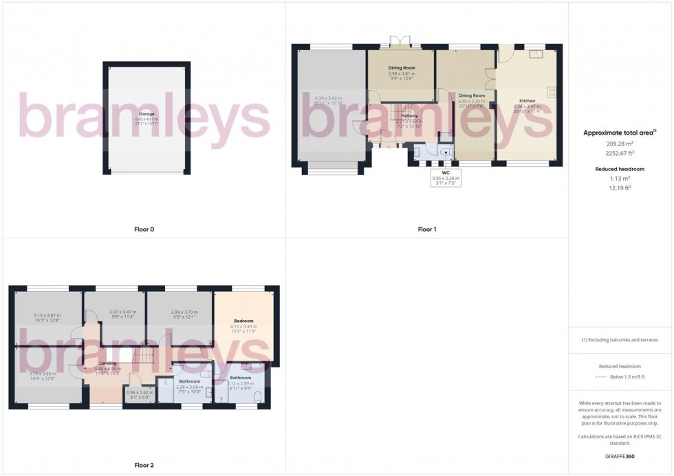 Floorplan for The Fairway, Fixby, Huddersfield