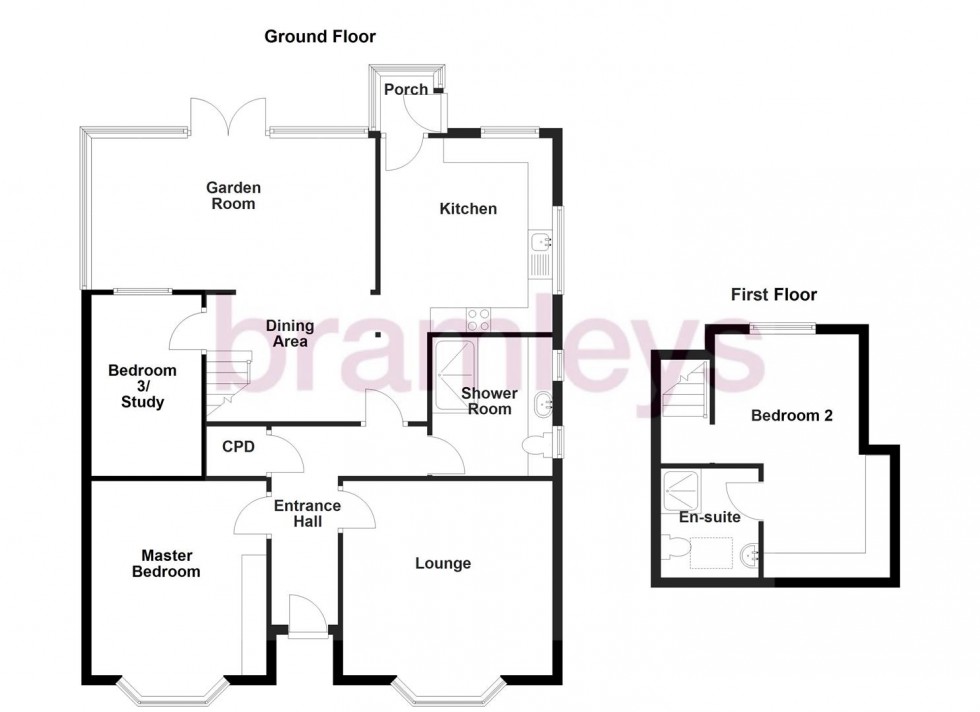 Floorplan for Marling Road, Ainley Top, Huddersfield