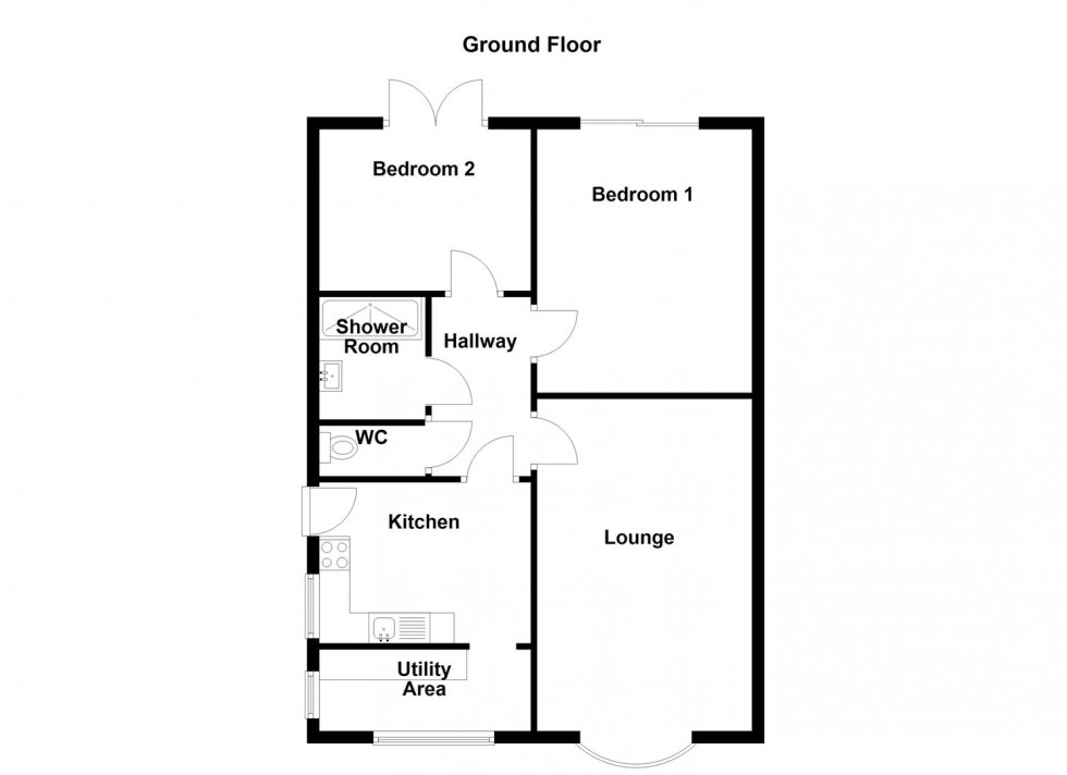 Floorplan for Milton Close, Liversedge