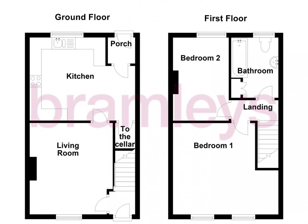 Floorplan for Lowerhouses Lane, Lowerhouses, Huddersfield