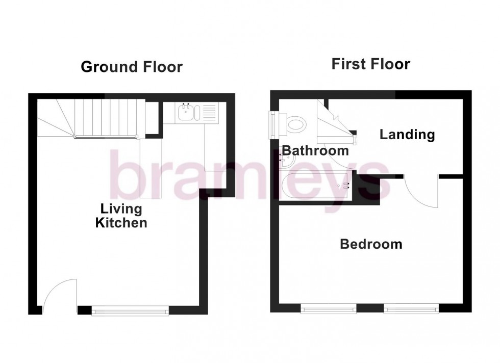 Floorplan for Batley Street, Huddersfield
