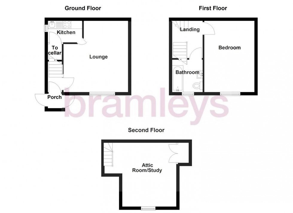 Floorplan for Cross Lane, Primrose Hill, Huddersfield