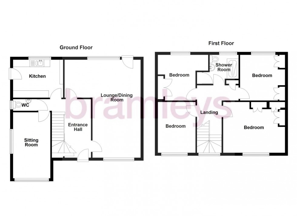 Floorplan for Dartmouth Avenue, Huddersfield