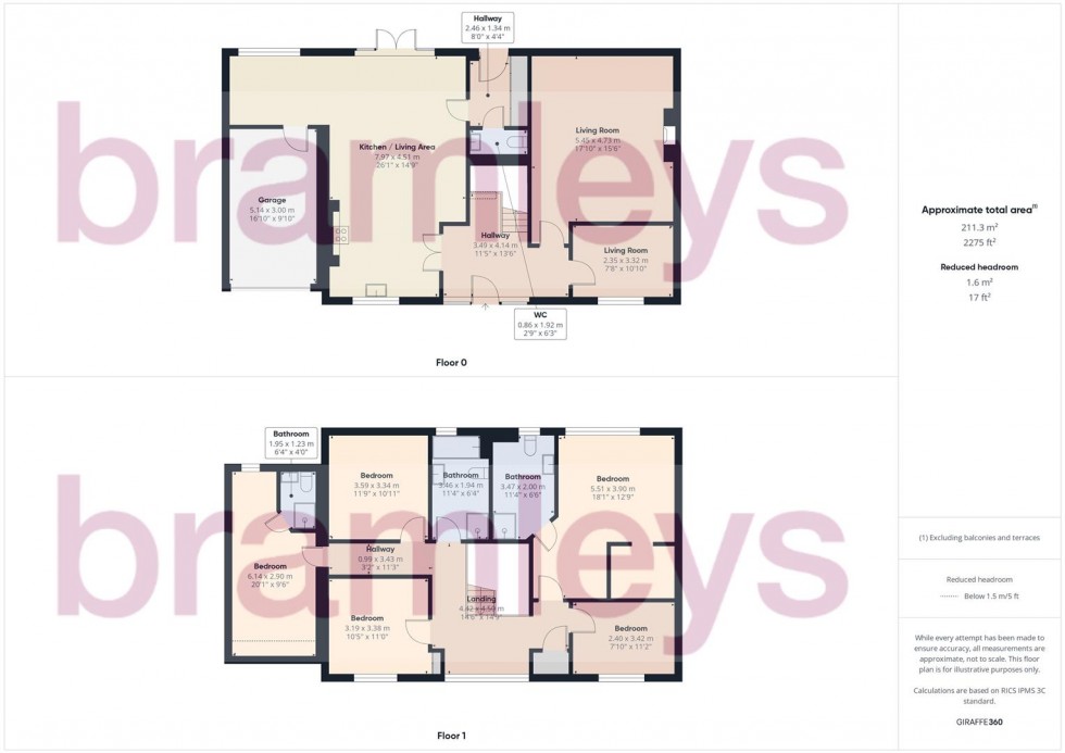 Floorplan for Deer Croft, Farnley Tyas
