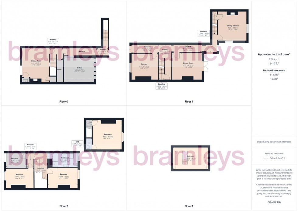 Floorplan for Halifax Road, Brighouse