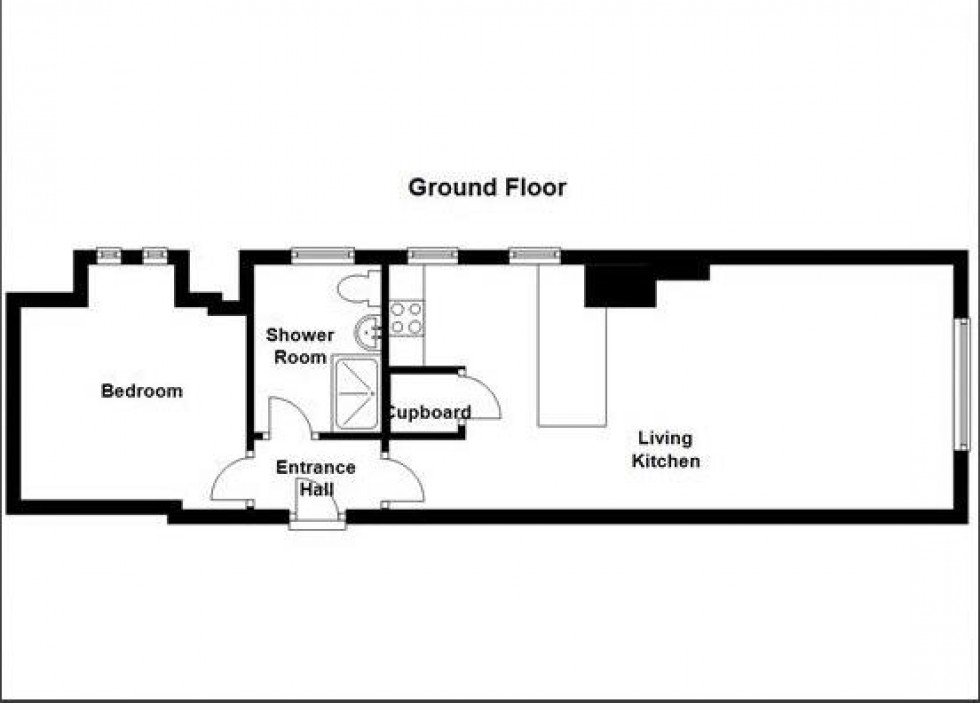 Floorplan for District Bank Chambers, 1-3 George Square, Halifax