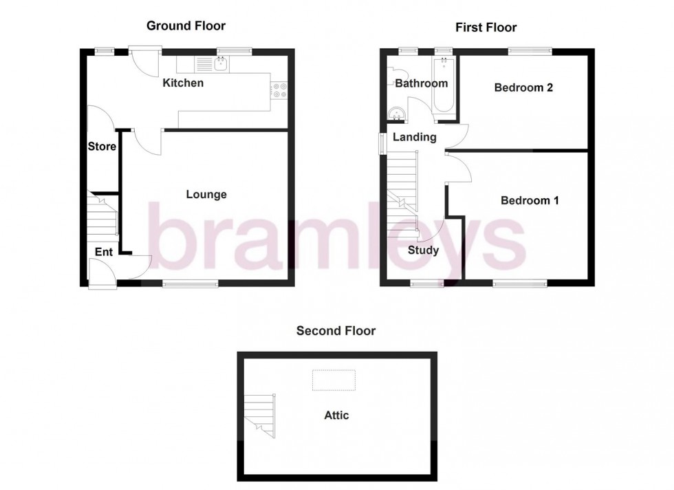Floorplan for Hollin Terrace, Marsh, Huddersfield