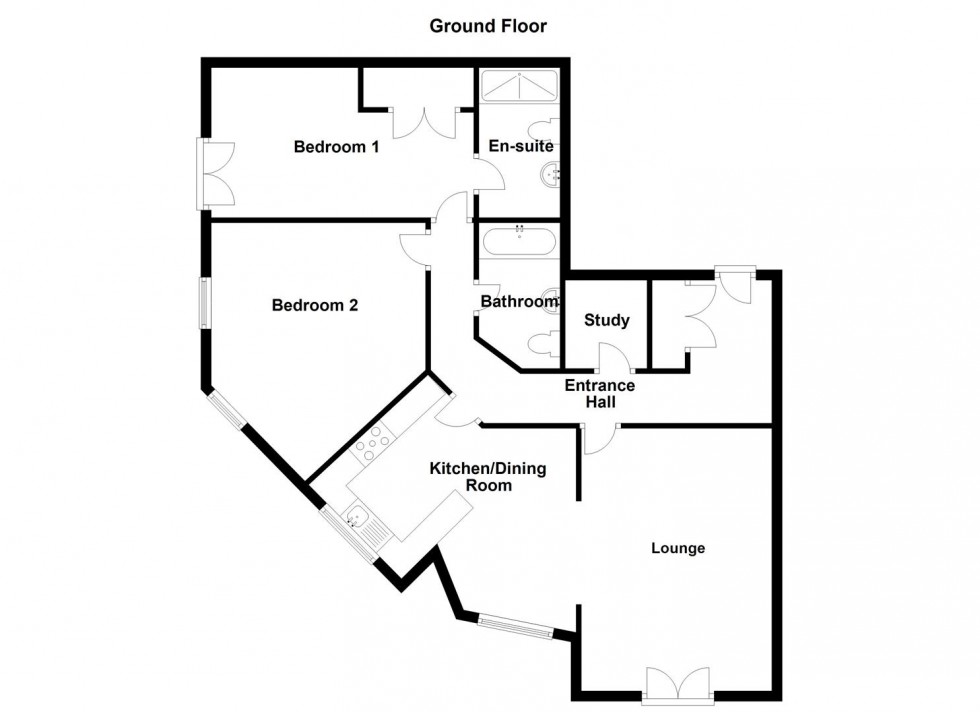 Floorplan for Marmaville Court, Mirfield