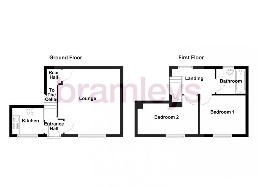 Floorplan for School Street West, Huddersfield