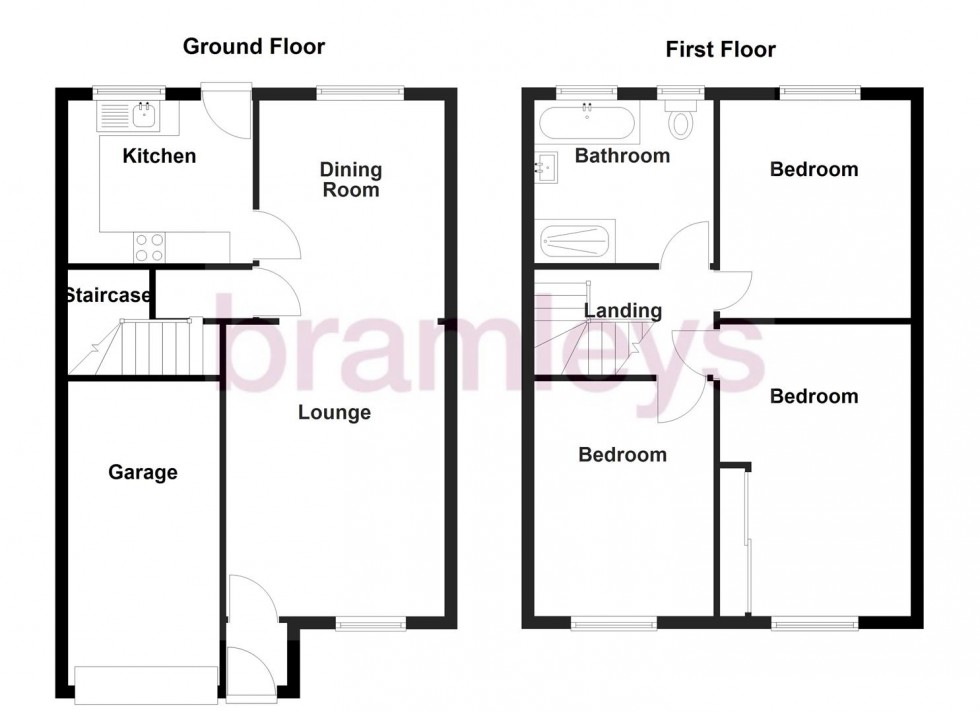Floorplan for Netherlea Drive, Netherthong, Holmfirth